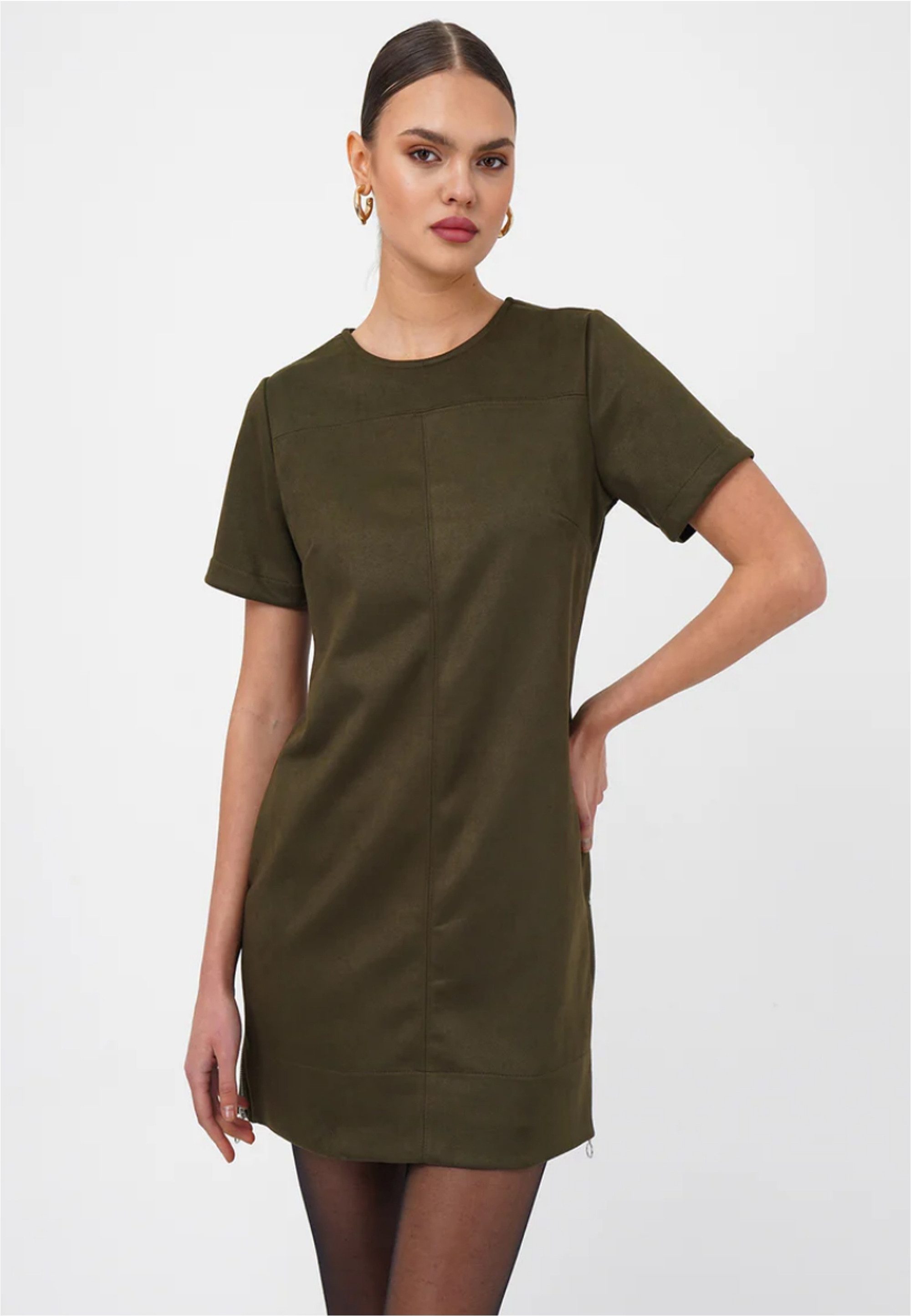 freshlions Jerseykleid (1-tlg) mit kurzen Ärmeln günstig online kaufen