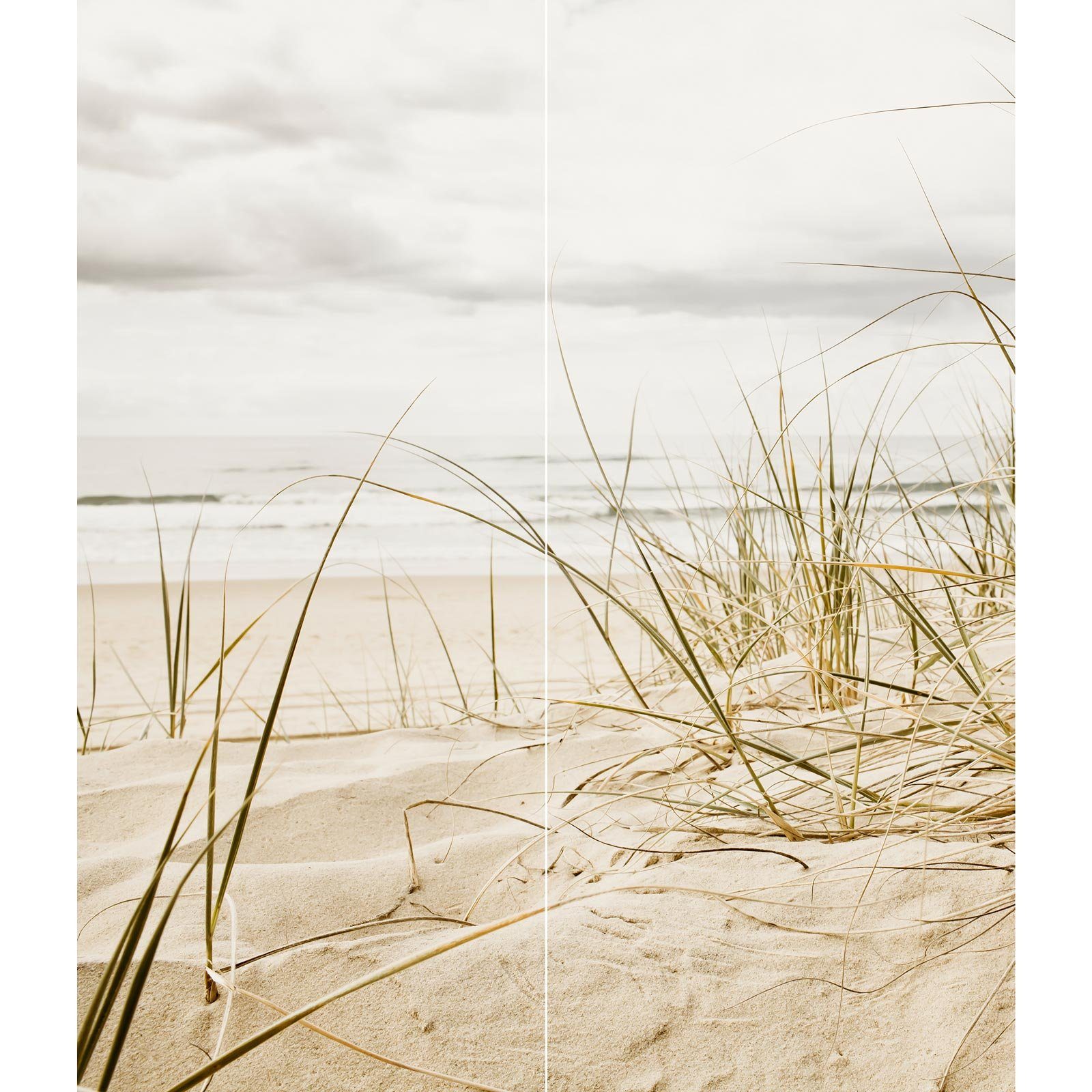 Schulte Badrückwand DecoDesign Foto Motiv Nordsee Düne, (Set über Eck, 2 Pl günstig online kaufen