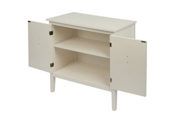 WISHDOR Anrichte Kommode Küchenschrank Sideboard Flurschrank (mit Griffe)