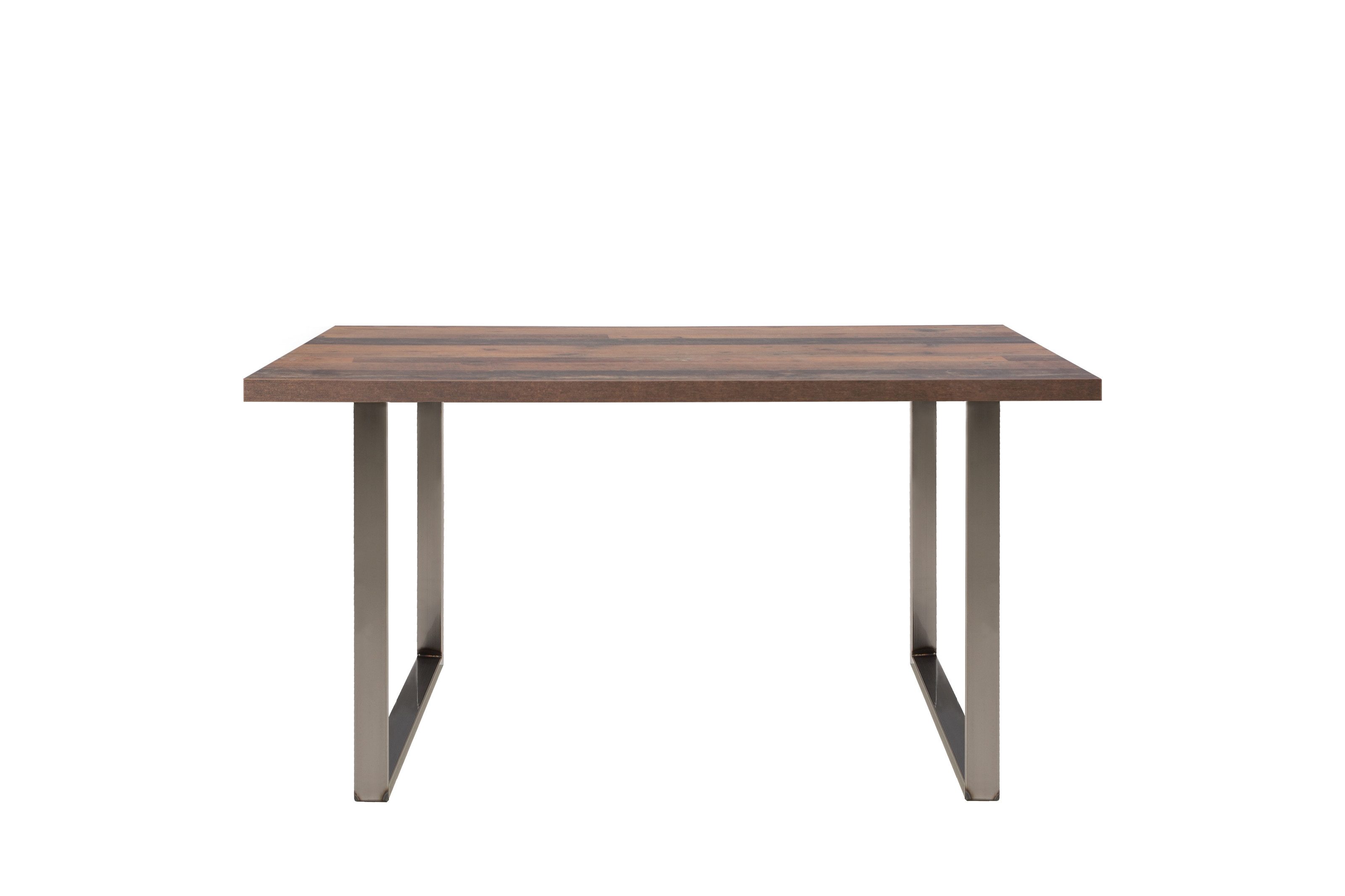 FORTE Esstischplatte in Old – Wood Vintage - 140x3,8x90cm (BxHxT)