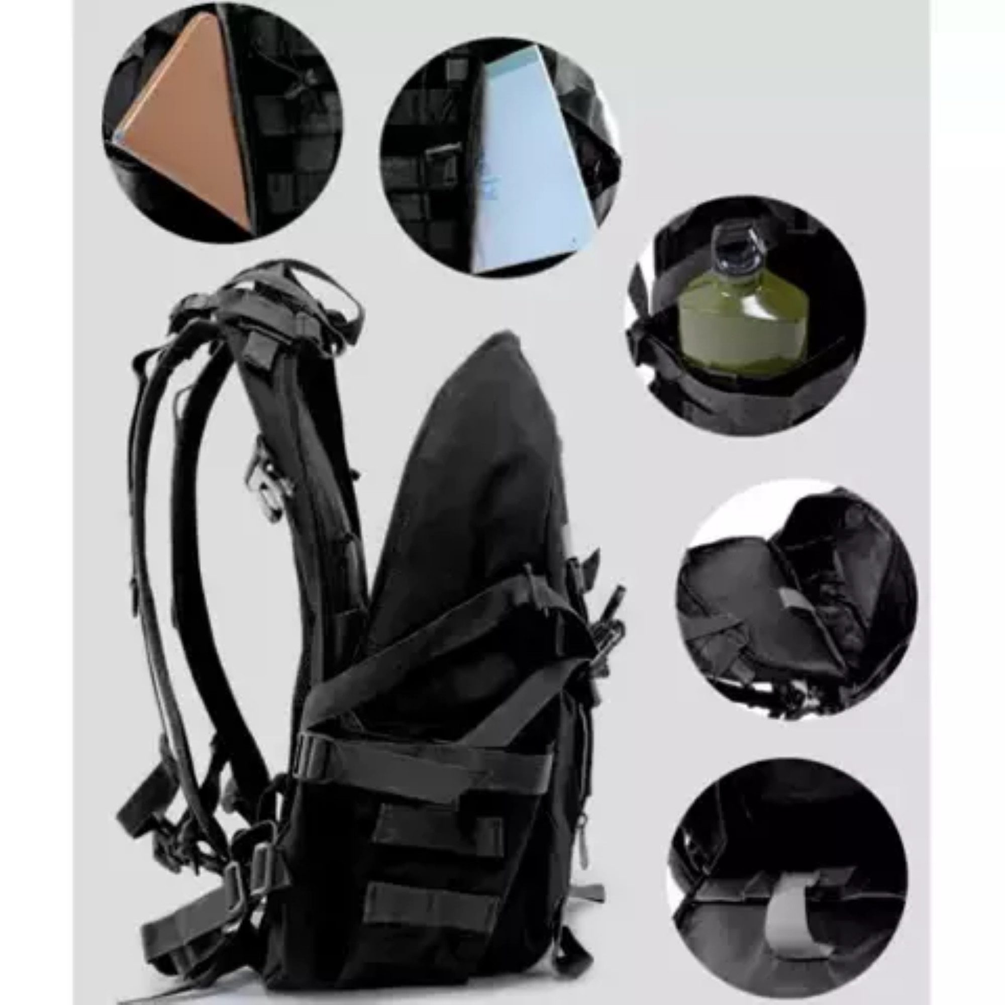 Trizand Reiserucksack Schwarzer Explorationsrucksack - Taktischer günstig online kaufen