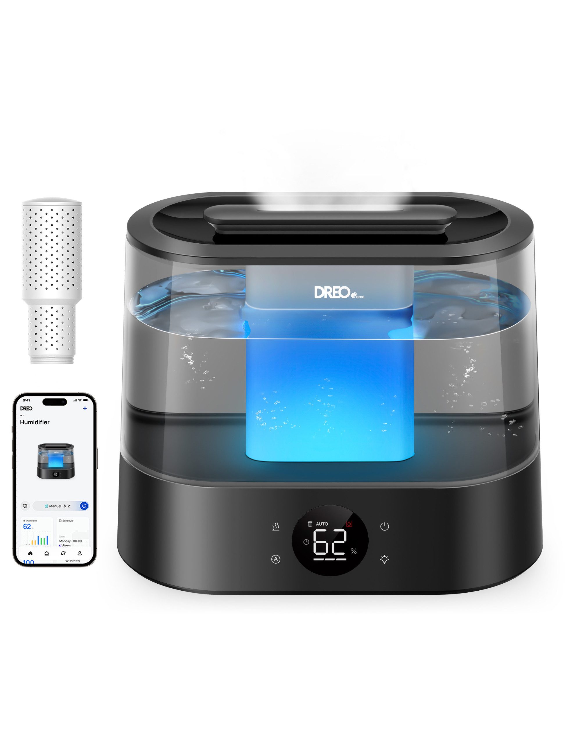 Dreo Luftbefeuchter Humidifier 420S, 4 l Wassertank