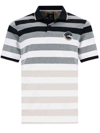Hajo Poloshirt Herren Shirt mit kurzem Arm (1-tlg) Modisches Design