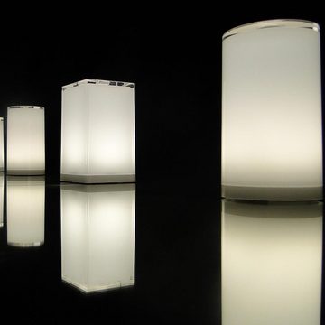 Licht-Trend LED Außen-Tischleuchte Akku LED-Tischleuchte Tub USB-C mit App-Steuerung Weiß