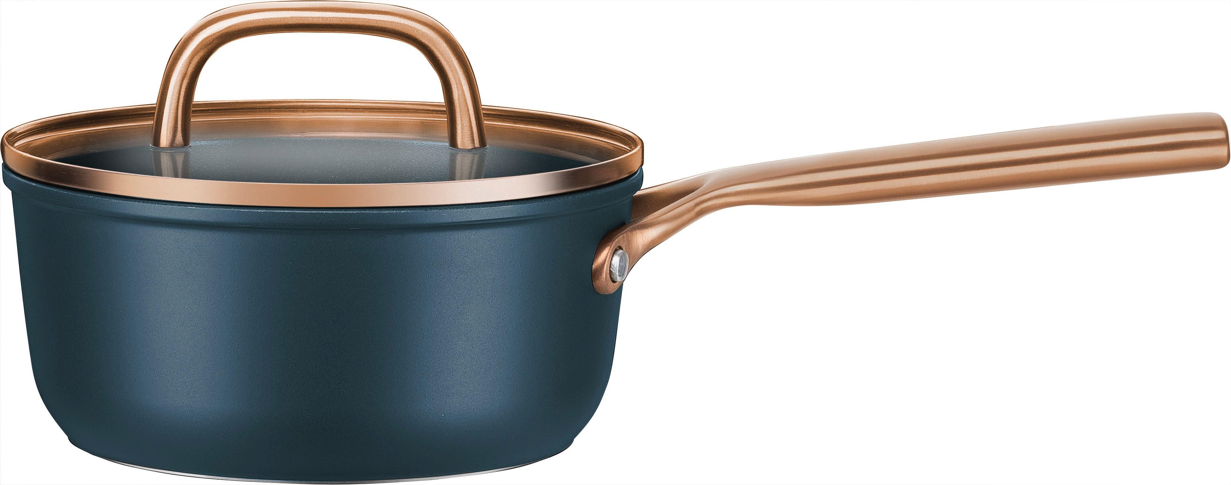 Zwilling Kasserolle Milano, Aluminium (1-tlg), Made in Italy, inkl. Deckel, Keramikbeschichtung, Induktion