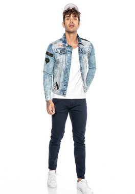 RedBridge Jeansjacke Carlsbad mit trendigen Patches