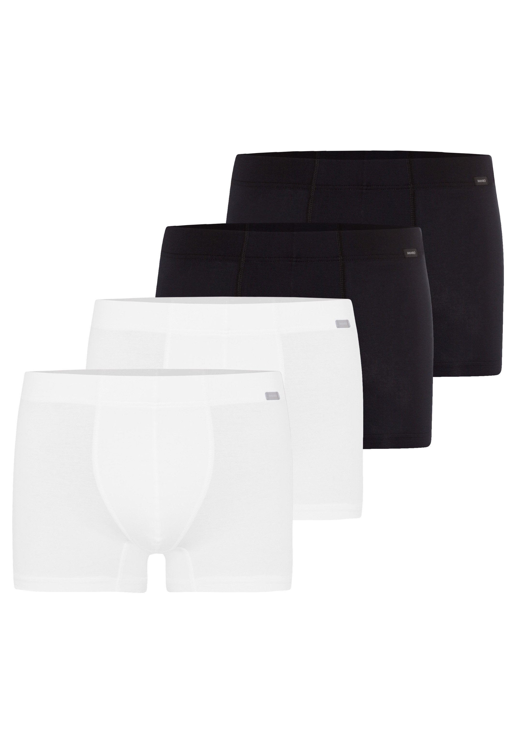 Hanro Retro Boxer 4er Pack Cotton Essentials (Spar-Set, 4-St) Retro Short / Pant - Baumwolle - ohne Eingriff