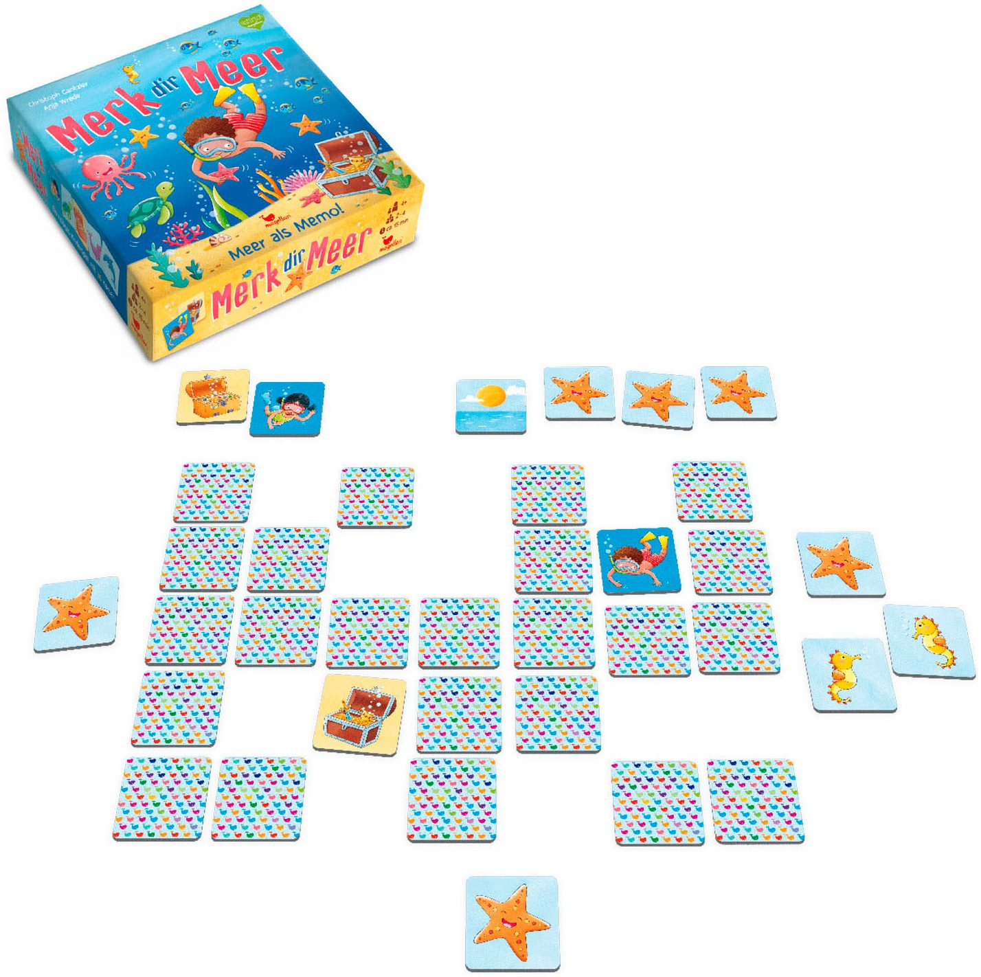 Magellan Spiel Merk dir Meer, Kinderspiel, Made in Germany