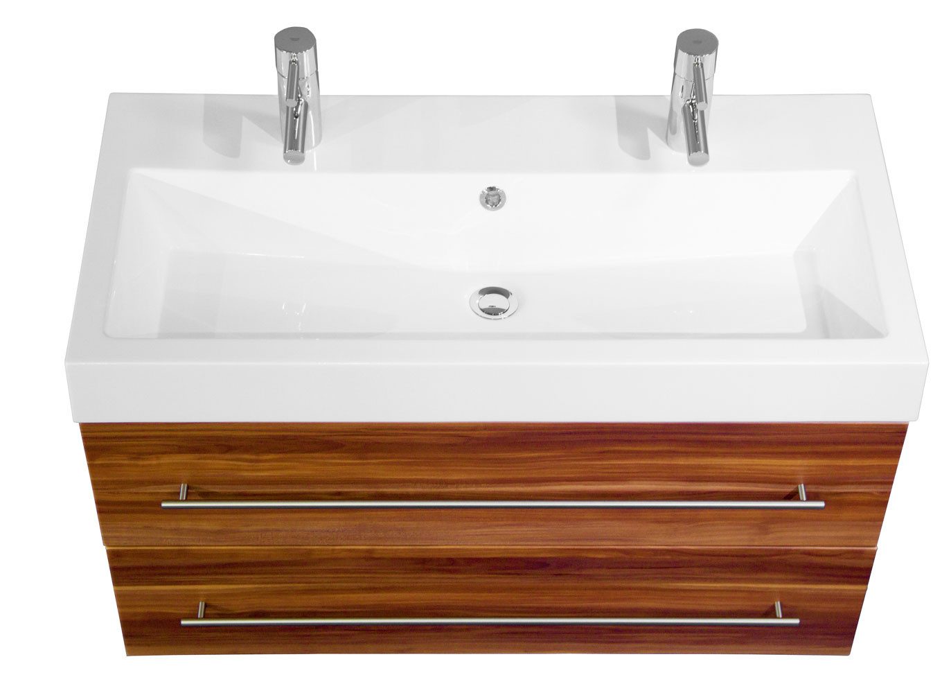 Magnolia Home Badmöbel-Set Badmöbel Sunrise walnuss