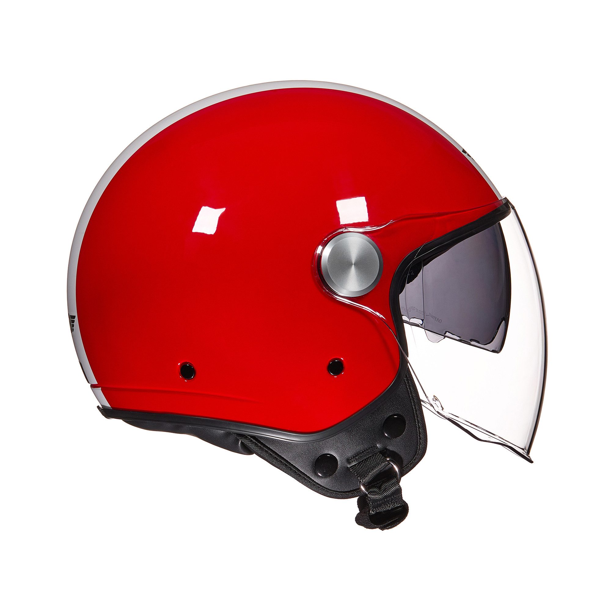 MOTO HELMETS Motorradhelm Jethelm Motorradhelm, Helm für Motorrad & Roller, Schnellverschluss, Sonnenvisier, nur 1050g – Bild 4 von 5
