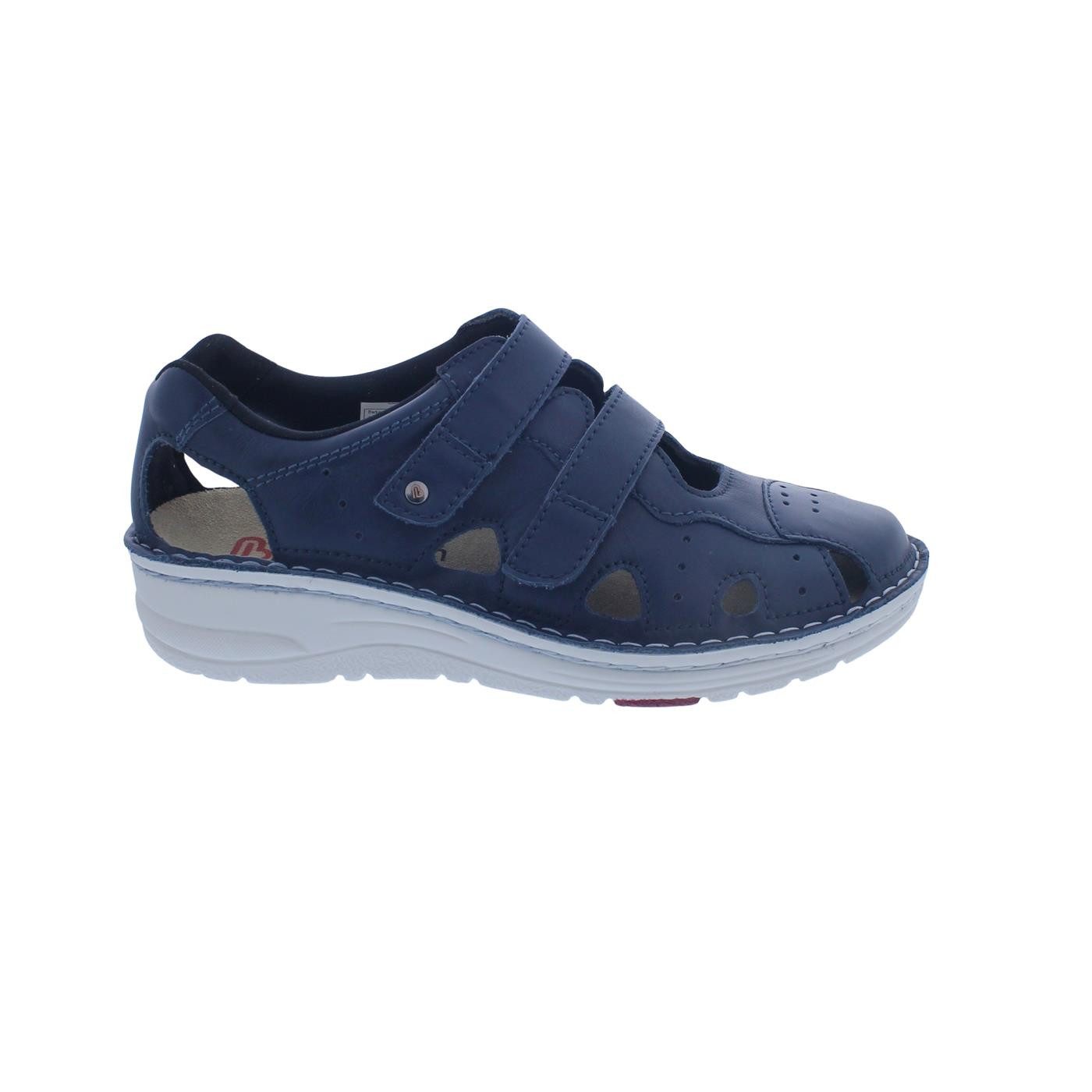 Berkemann Larena, altroyalblau Glattleder, Halbschuh, Weite H 3100-556 Slipper