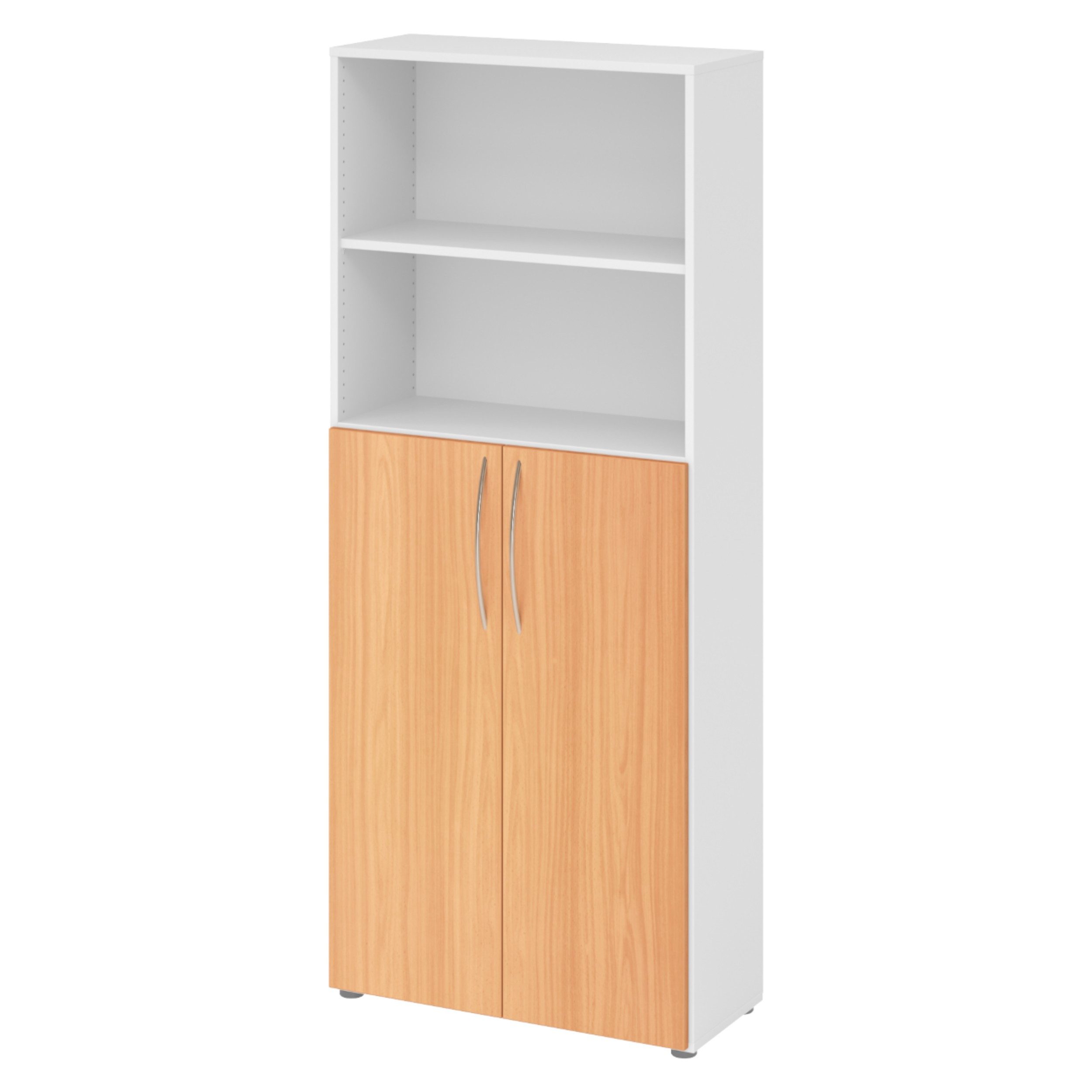 bümö Aktenregal basic Aktenschrank, Dekor: Weiß/Buche