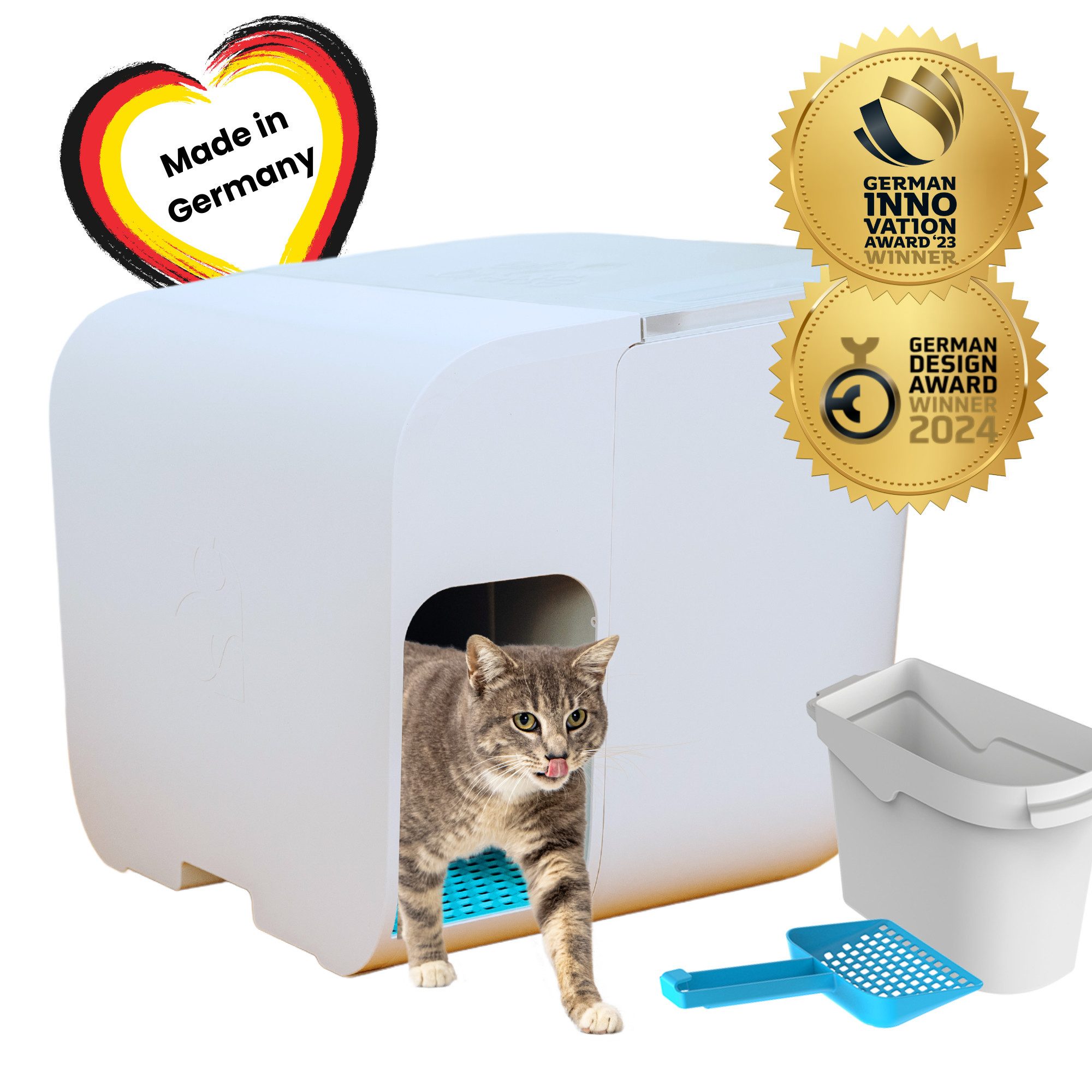 elly&bruce Katzentoilette, innovative Katzentoilette "Cloou", XL Katzenklo günstig online kaufen