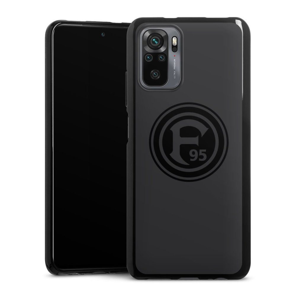 DeinDesign Handyhülle F95 Dunkel F95, Xiaomi Redmi Note 10 4G Silikon Hülle Bumper Case Handy Schutzhülle
