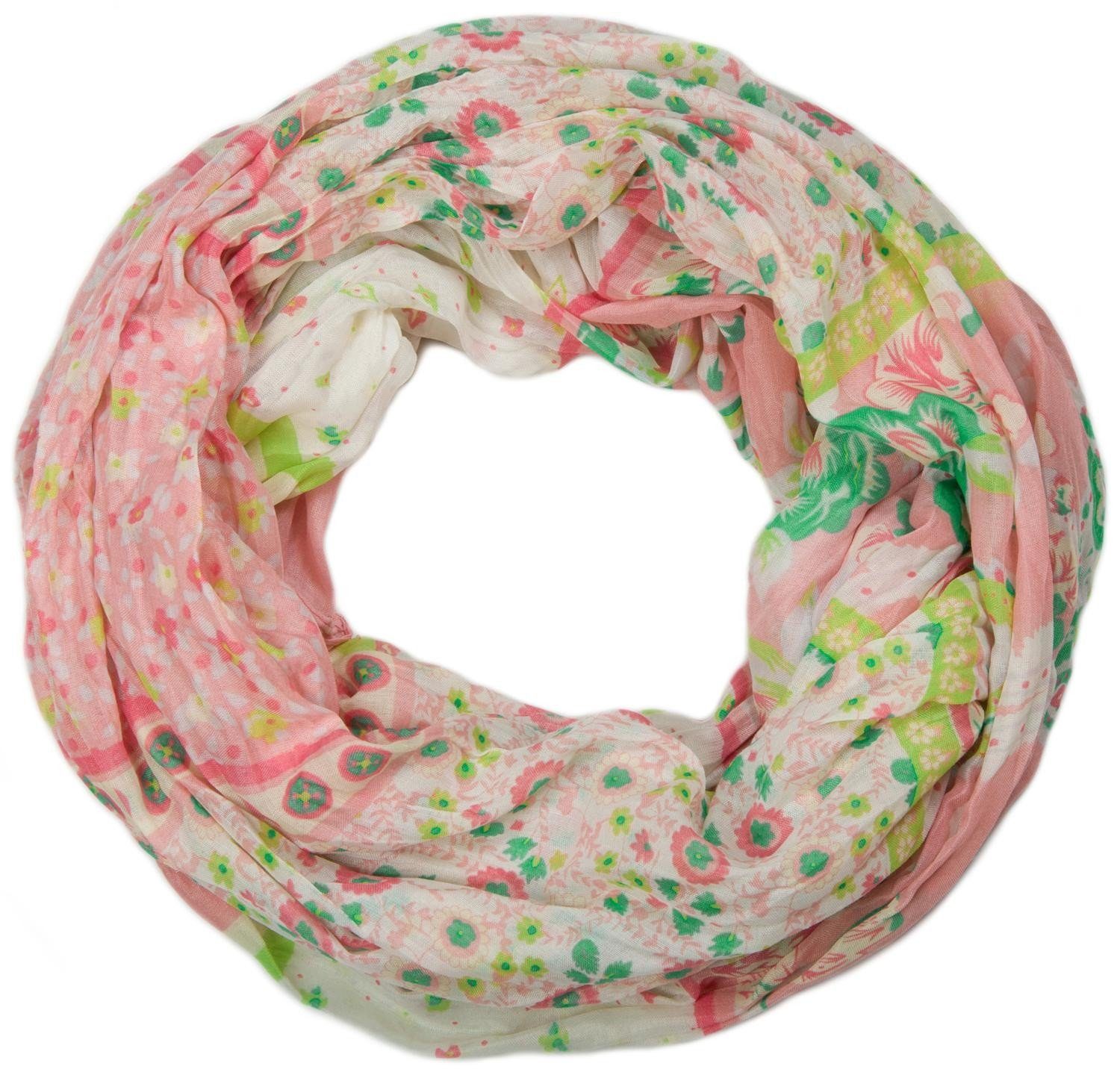Loop Loop mit Blumen Paisley Muster