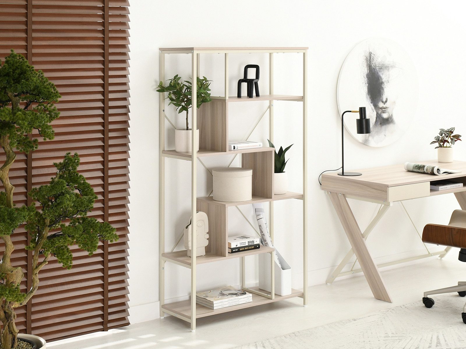 Compleo Bücherregal Industriell multifunktional HARPI, Breite: günstig online kaufen