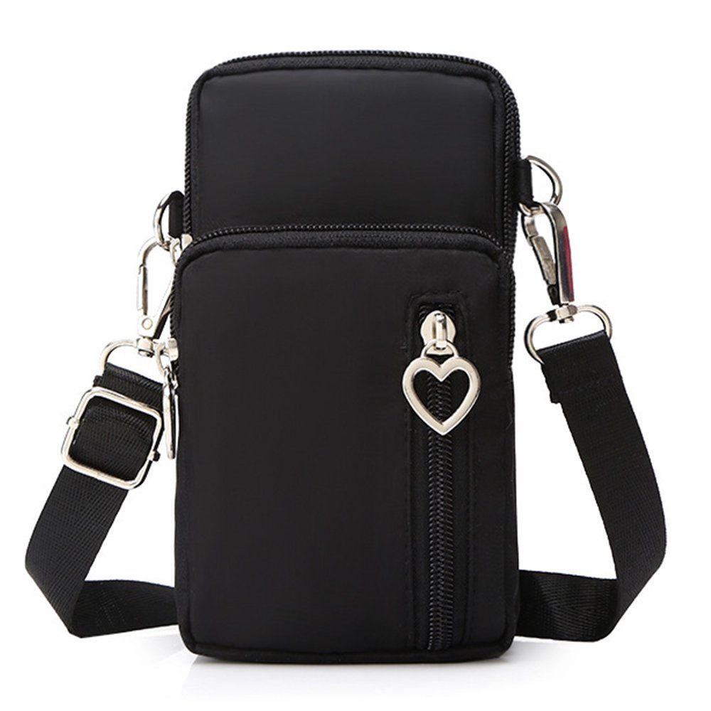 Mini Bag Handytasche Schultertasche Nylon Kleine Crossbody Tasche Handytasche