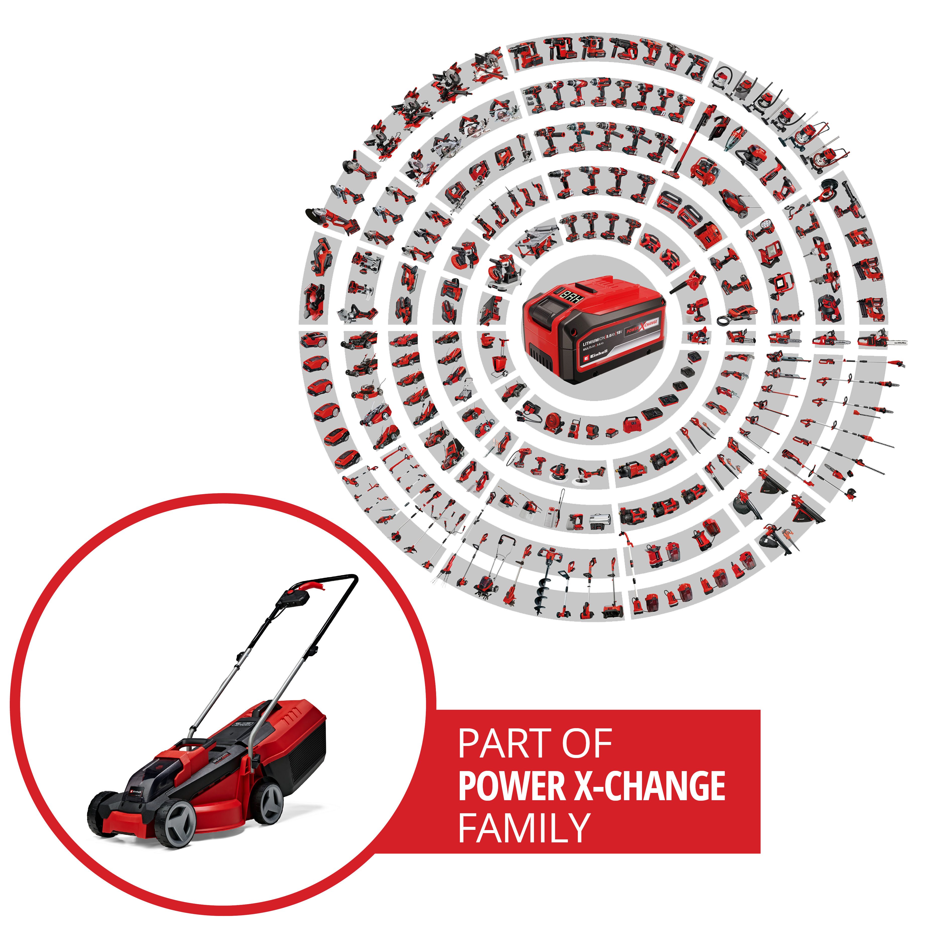 Einhell Akkurasenmäher GE-CM 18/30 Li-Solo, 30 cm Schnittbreite, ohne Akku und Ladegerät