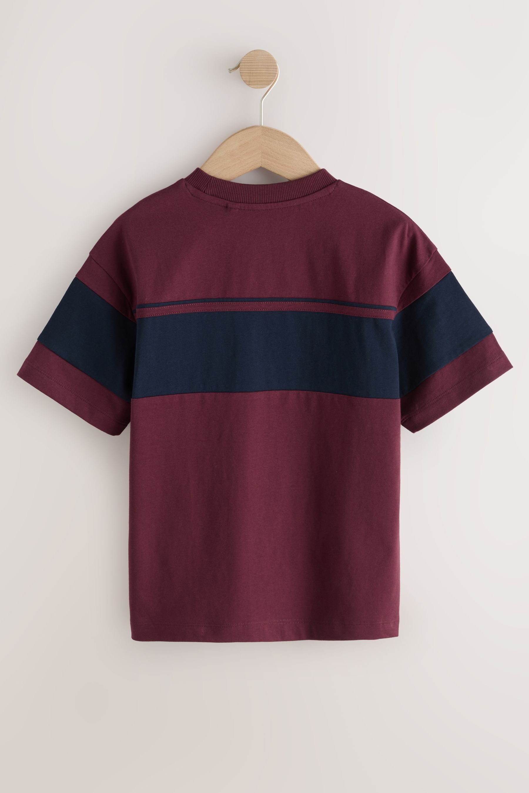Next T-Shirt T-Shirt in Blockfarben (1-tlg)