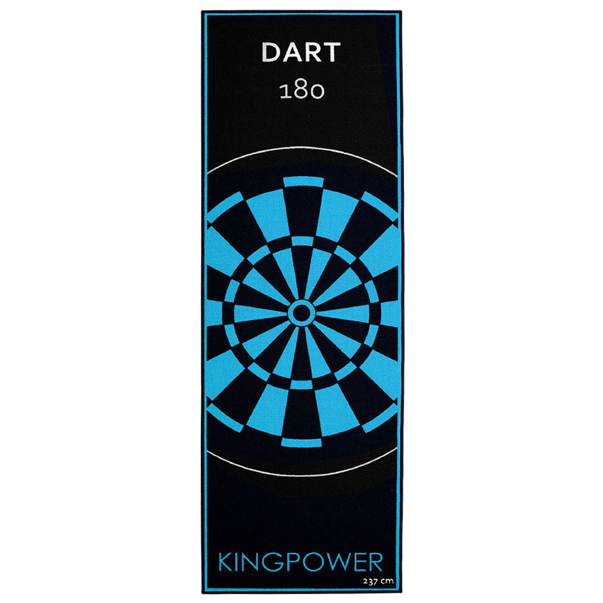 Dartmatte Dartteppich Dartmatte Dart Matte Turnier Matte Darts 237 x 80 cm Blau