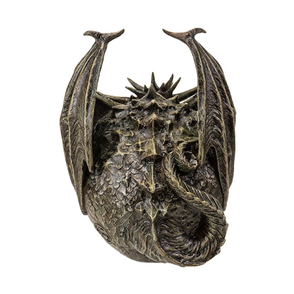 MystiCalls Dekofigur Totenkopf "Draco Dragon" Gothic günstig online kaufen