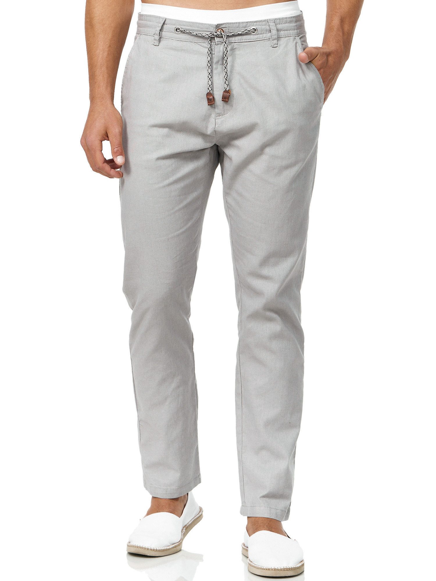 Indicode Leinenhose Veneto leichte Sommerhose mit günstig online kaufen