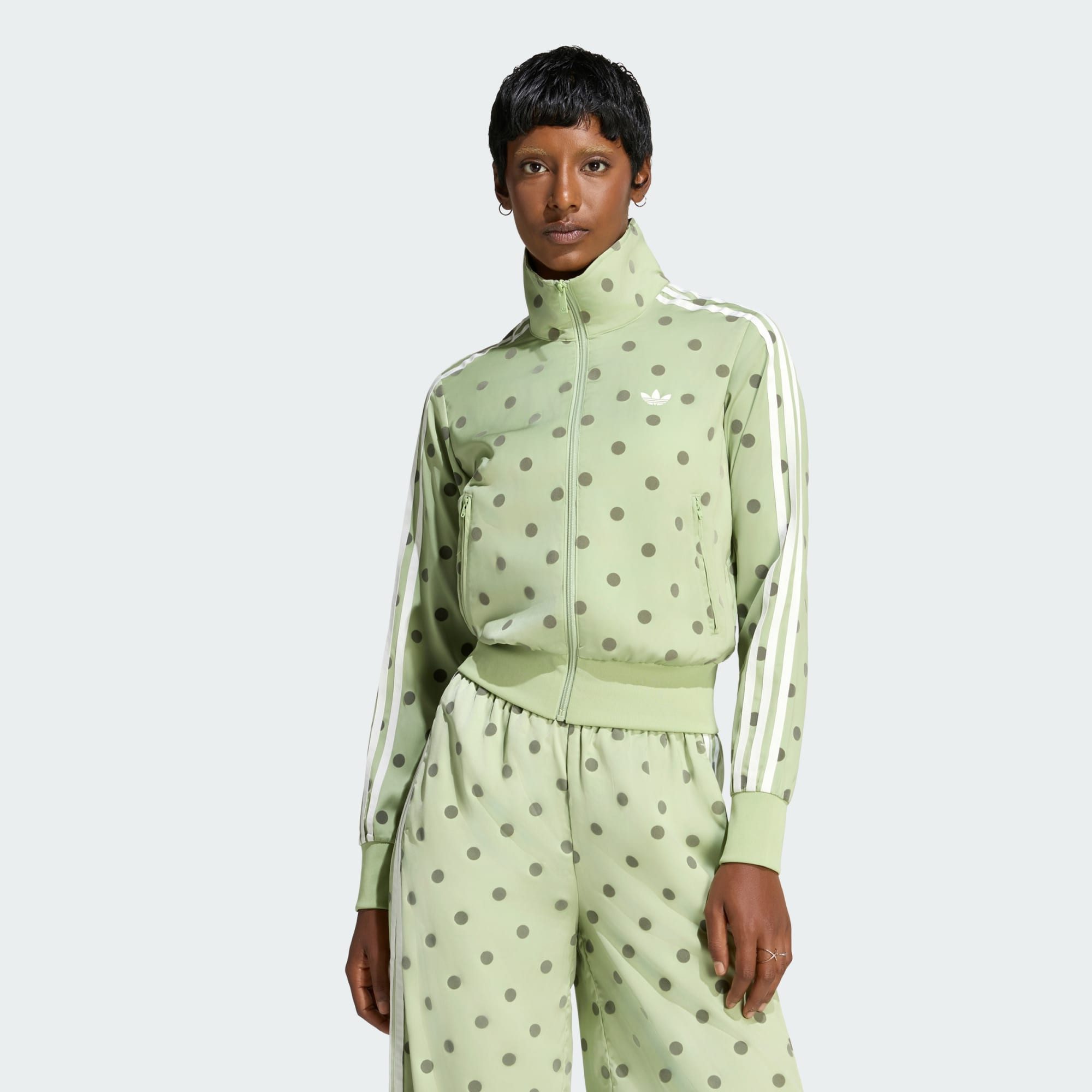adidas Originals Trainingsjacke SATIN POLKA-DOTS TT TRACK TOP (1-St)