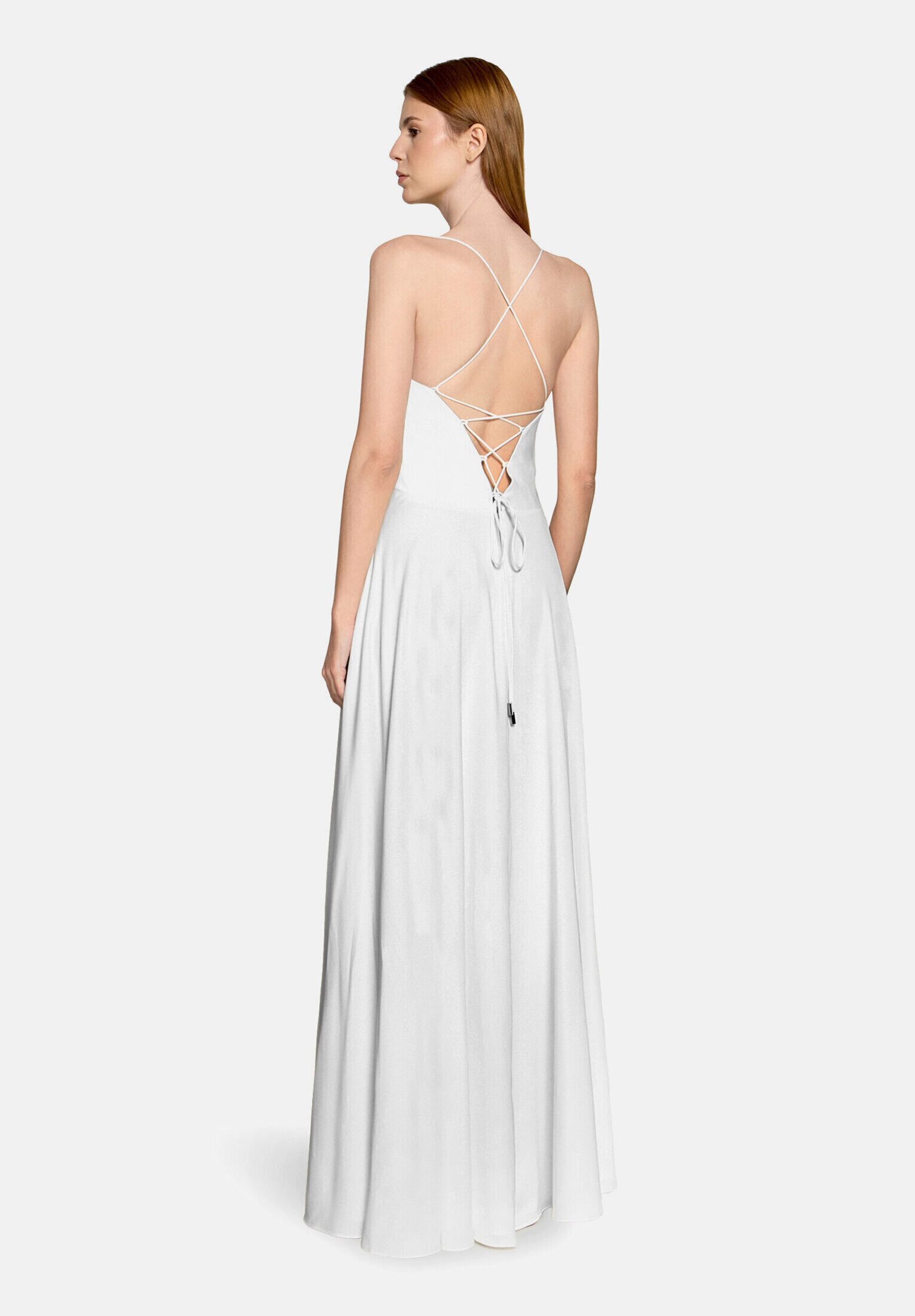 Vera Mont Abendkleid Damen mit Wasserfallausschnitt Material