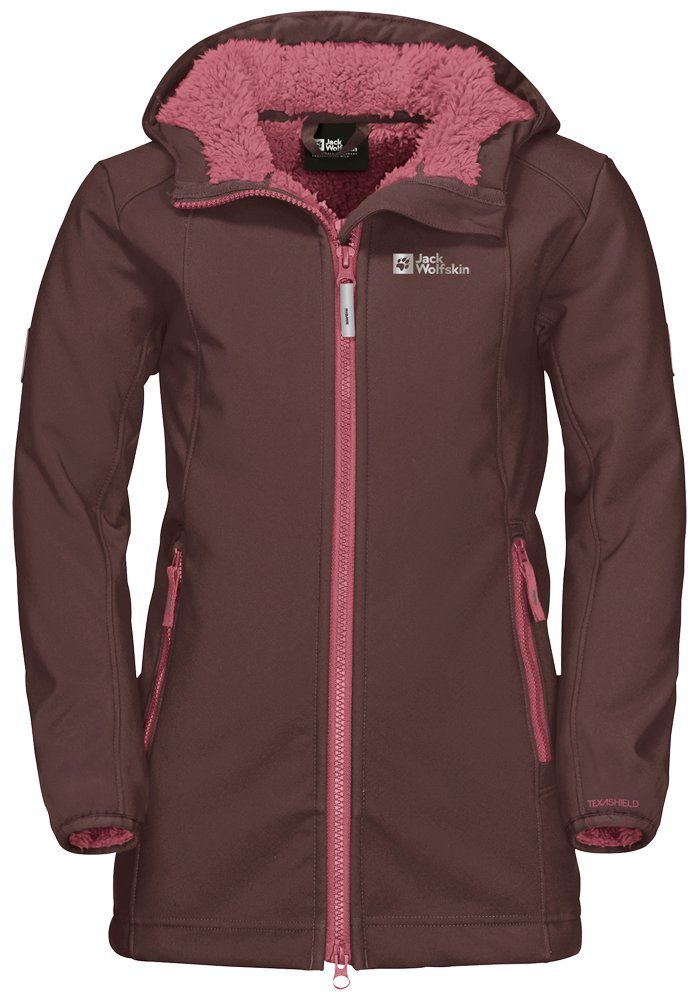 Jack Wolfskin Softshellmantel KISSEKAT COAT GIRLS