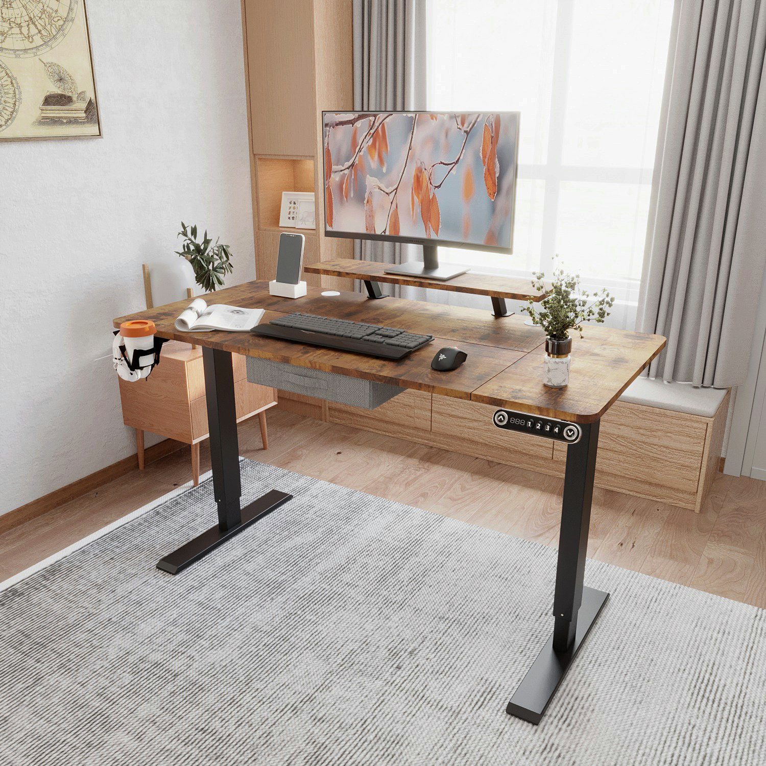 IvyIvy Gamingtisch Computertisch höhenverstellbarer Schreibtisch elektrisch günstig online kaufen