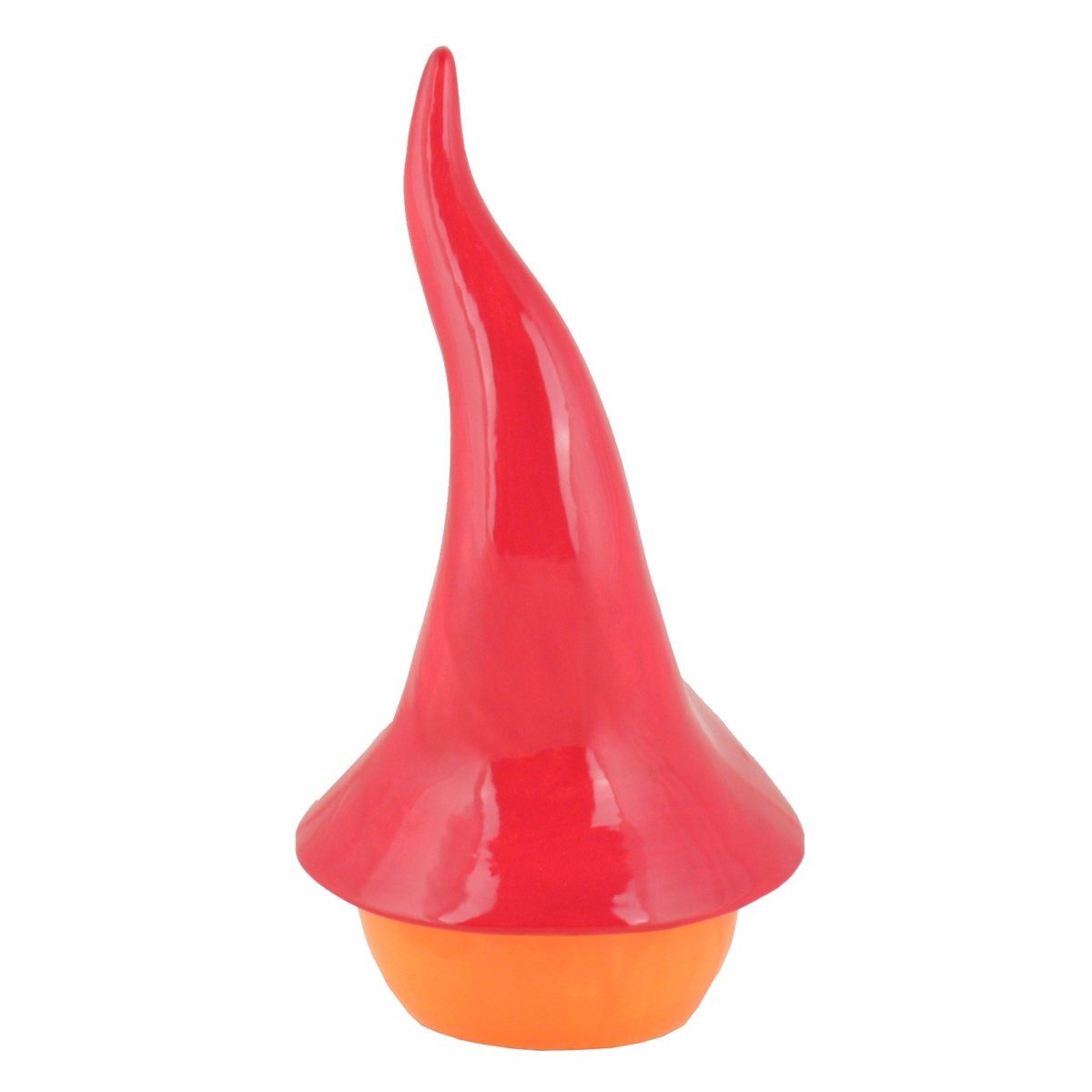 Tangoo Gartenfigur Tangoo Keramik-Wichtel orange ca 24 cm H, (Stück)