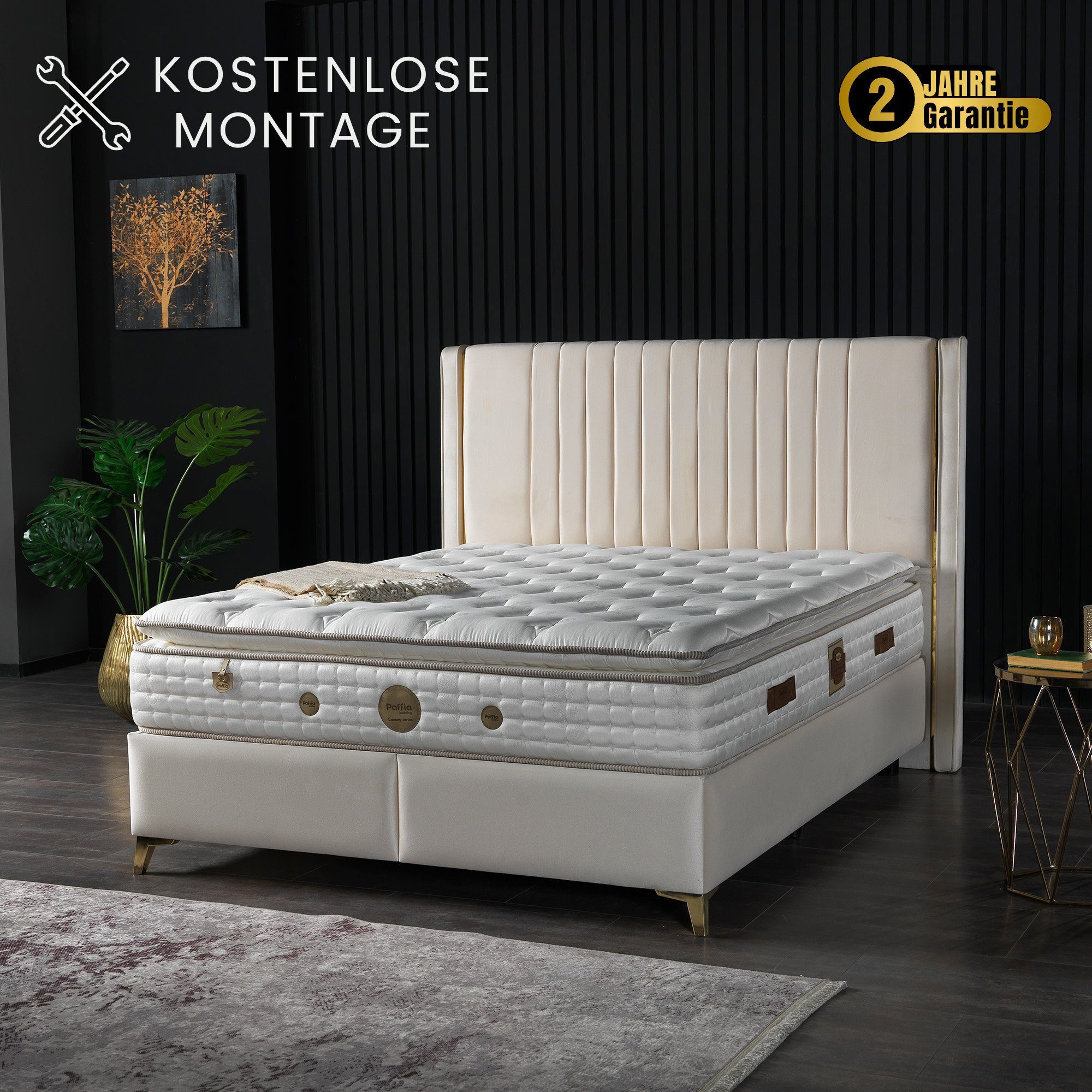 gowoll Boxspringbett 160 x 200 Rotterdam günstig online kaufen