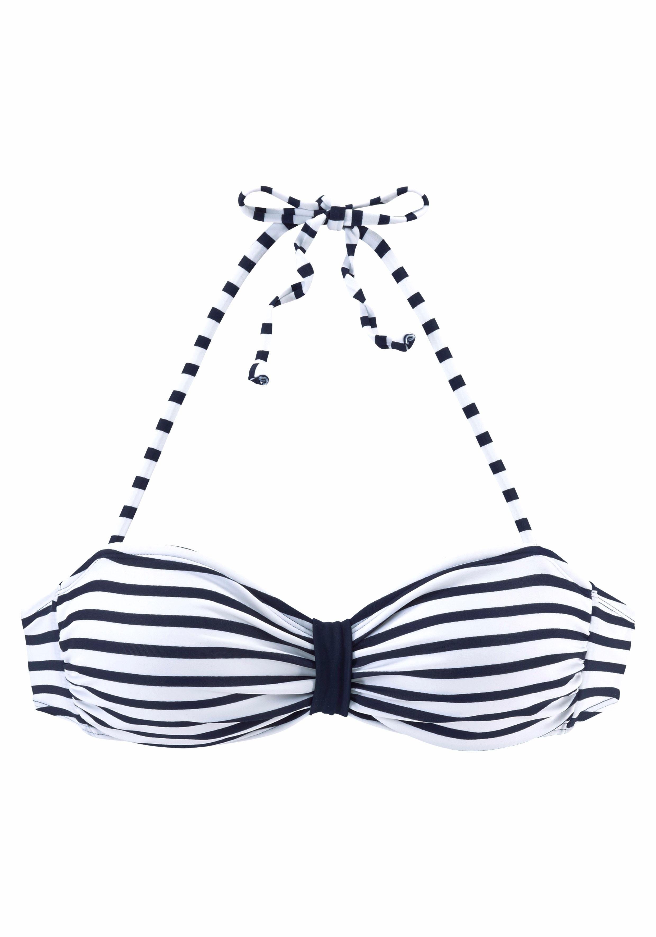 Venice Beach Bandeau-Bikini-Top Summer, mit kontrastfarbener Schlaufe günstig online kaufen