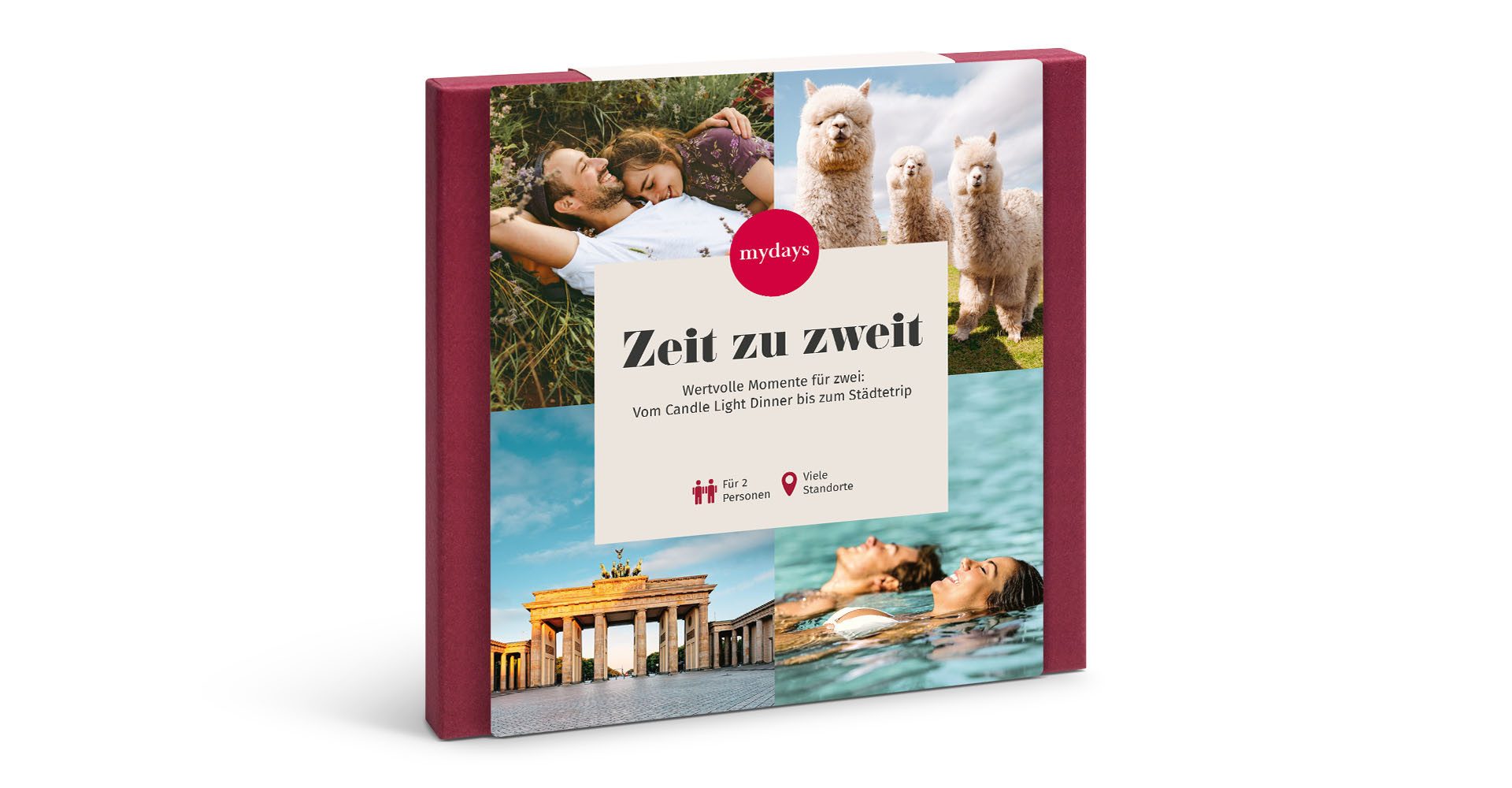 mydays Erlebnisgutschein Geschenkbox Zeit zu zweit