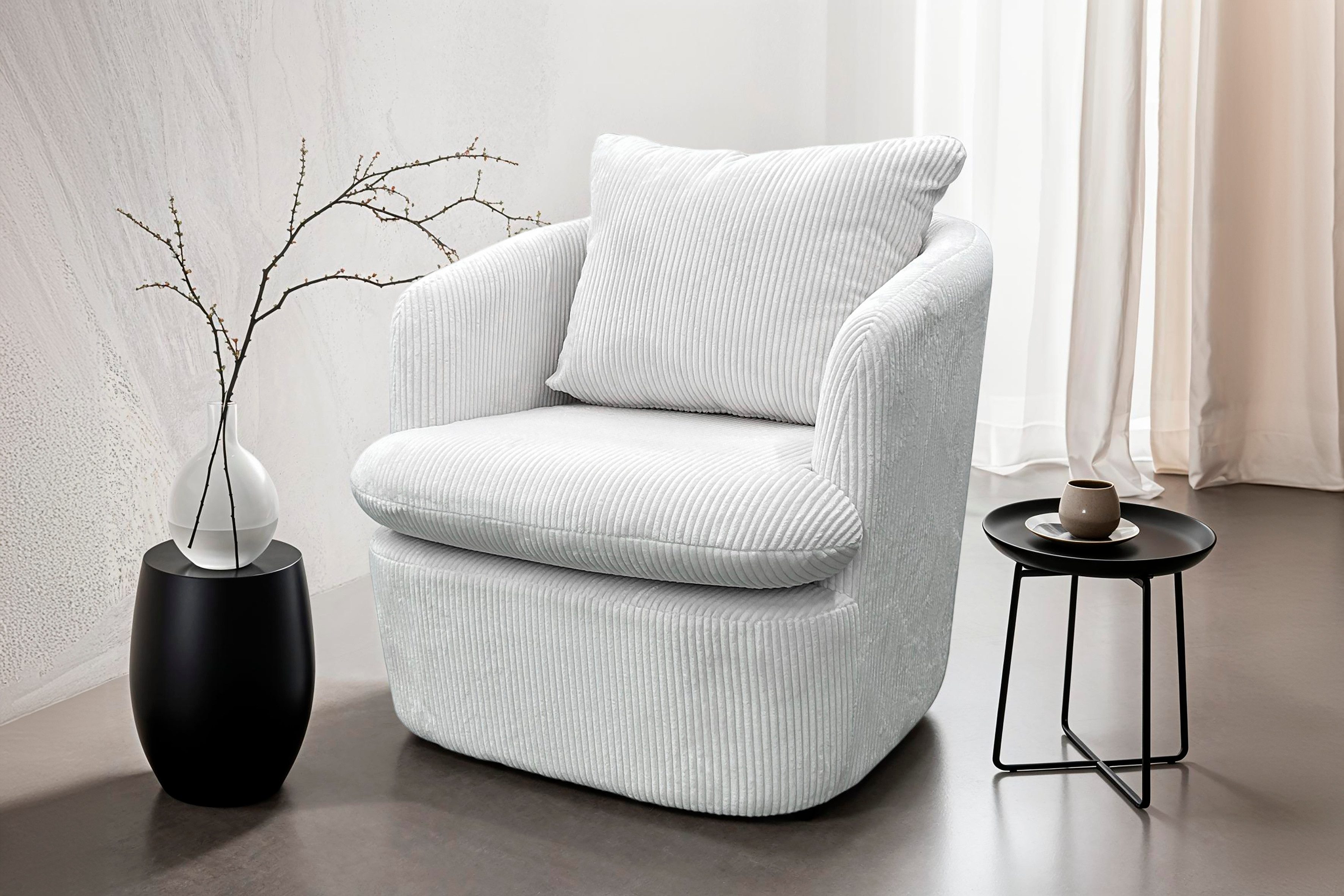 byLIVING Drehsessel Harmony, 360° drehbar, Vollpolster, günstig online kaufen
