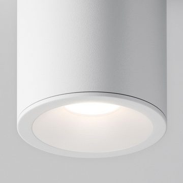 Maytoni Spiegelleuchte Deckenaufbauleuchte Zoom in Weiß GU10 IP65 115mm, keine Angabe, Leuchtmittel enthalten: Nein, warmweiss, Badezimmerlampen, Badleuchte, Lampen für das Badezimmer
