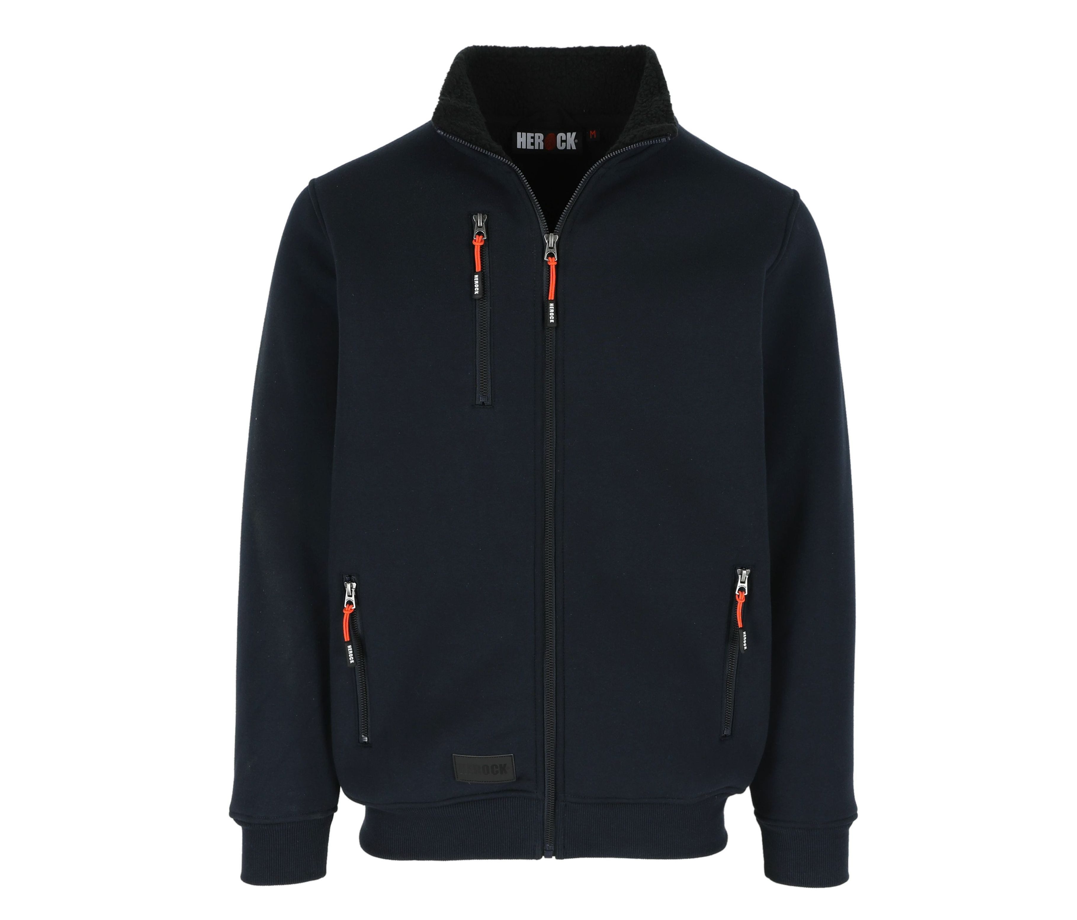 Arbeitsjacke wasserabweisende Arbeits-Sweatjacke mit Sherpa-Futter