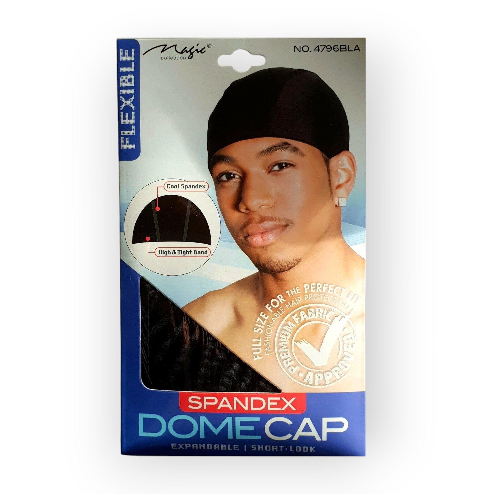 HC Haartrockenhaube Magic Spandex Dome Cap für Männer, hoher Tragekomfort, schützt Haare und Frisuren