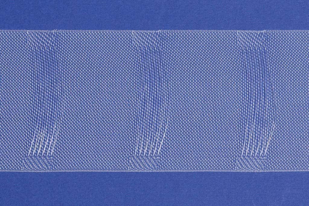 1 Stegband Gardinenband, / Vorhang Farbe: Gardine 70 / Seitenschals, Breite: rewagi, mm Verkaufseinheit: - - Variabel, L019, transparent Meter