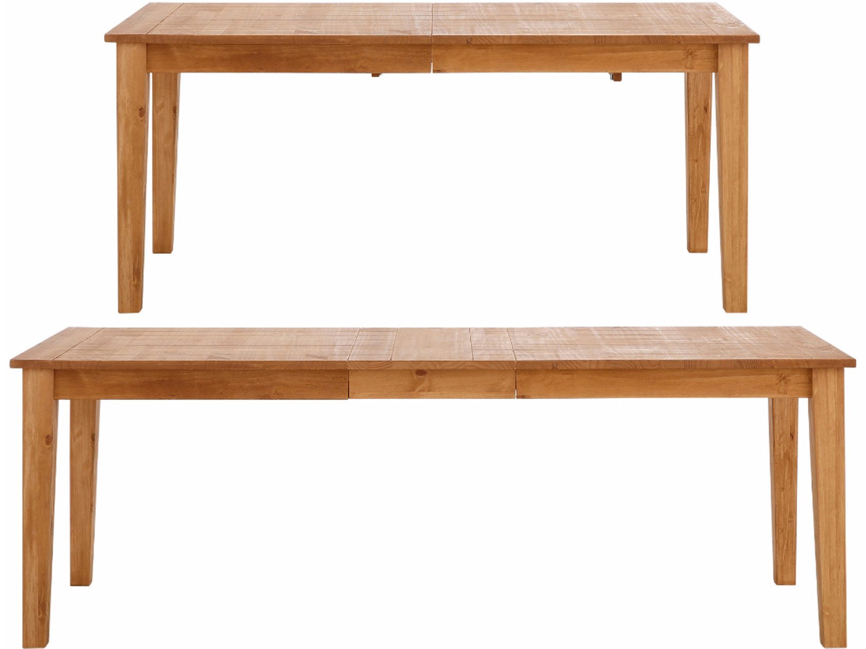 loft24 Esstisch Amarillo, erweiterbar mit Einlegeplatte, günstig online kaufen