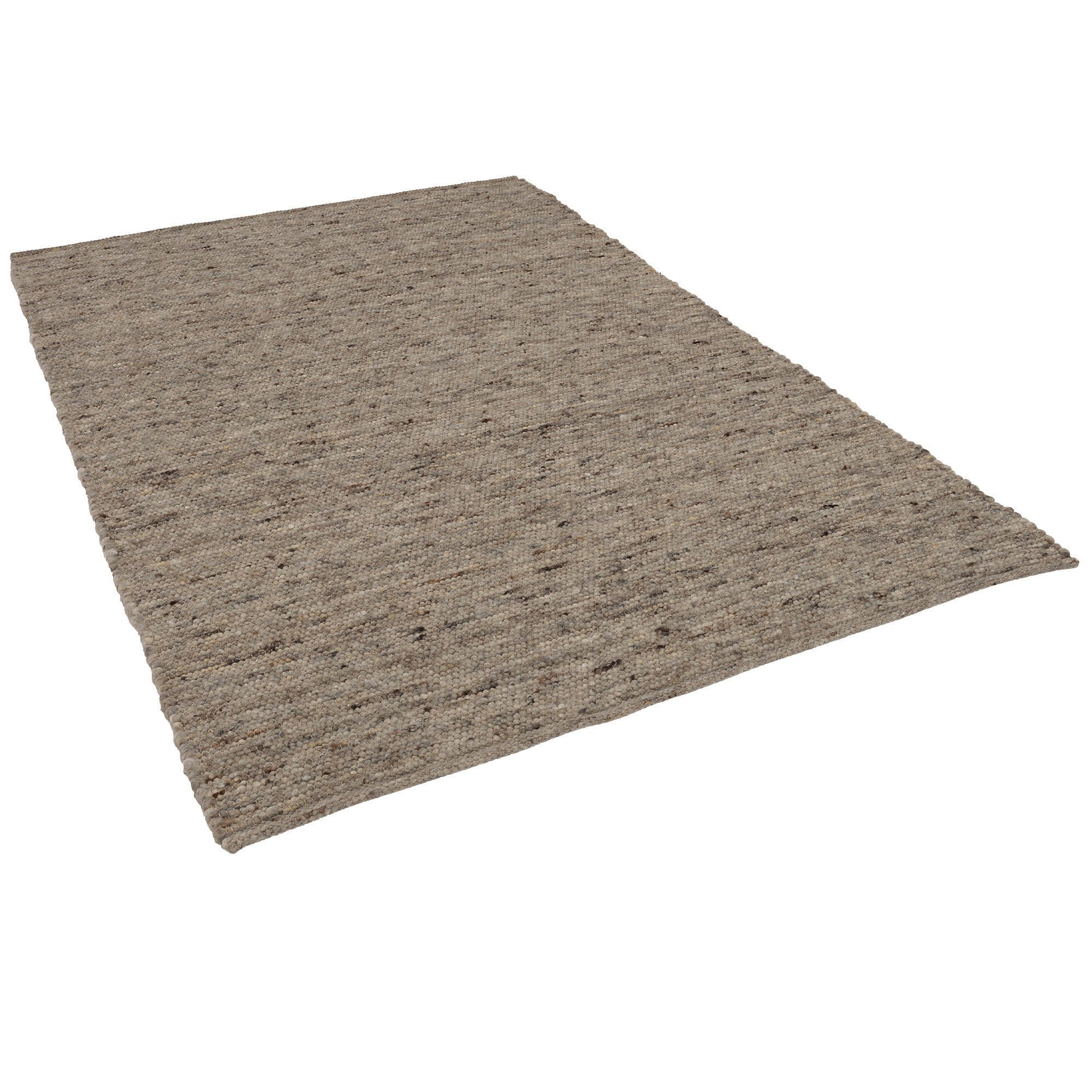 Pergamon Wollteppich Natur Teppich Wolle Alaska Meliert, Rechteckig, Höhe: 12 mm – Bild 5 von 5