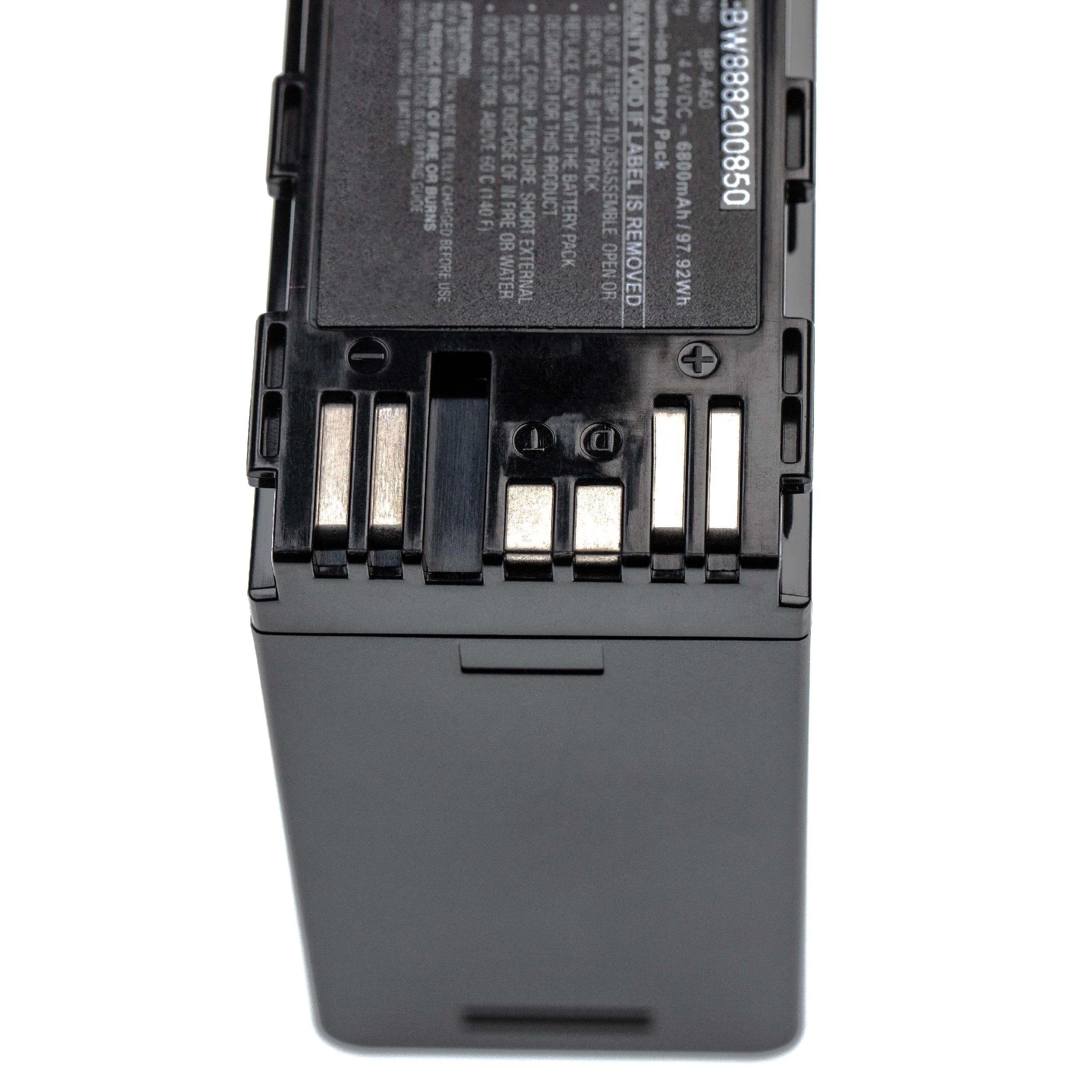 vhbw kompatibel mit Canon XF705, Li-Ion 6800 (14,4 V) mAh Kamera-Akku CA-CP200L