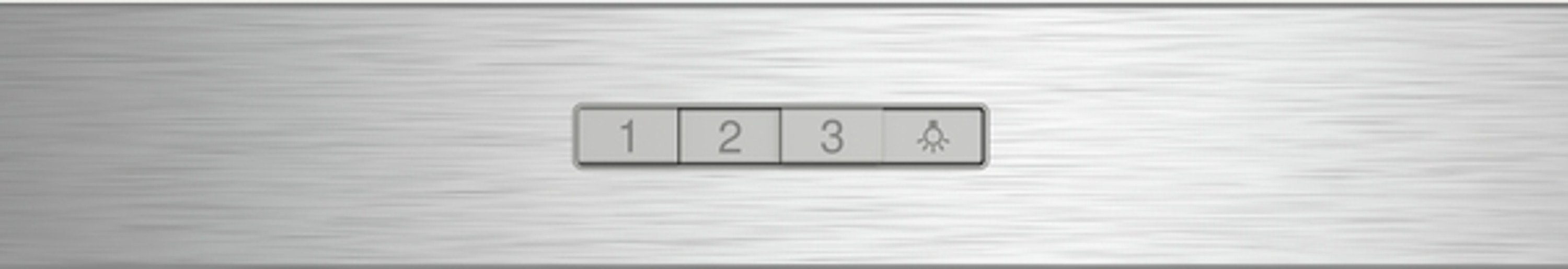 NEFF Wandhaube D64BBC0N0 Serie N 30 D64BBC0N0, 60 cm, Abluft, Umluft, Design-Haube 'Box', Edelstahl