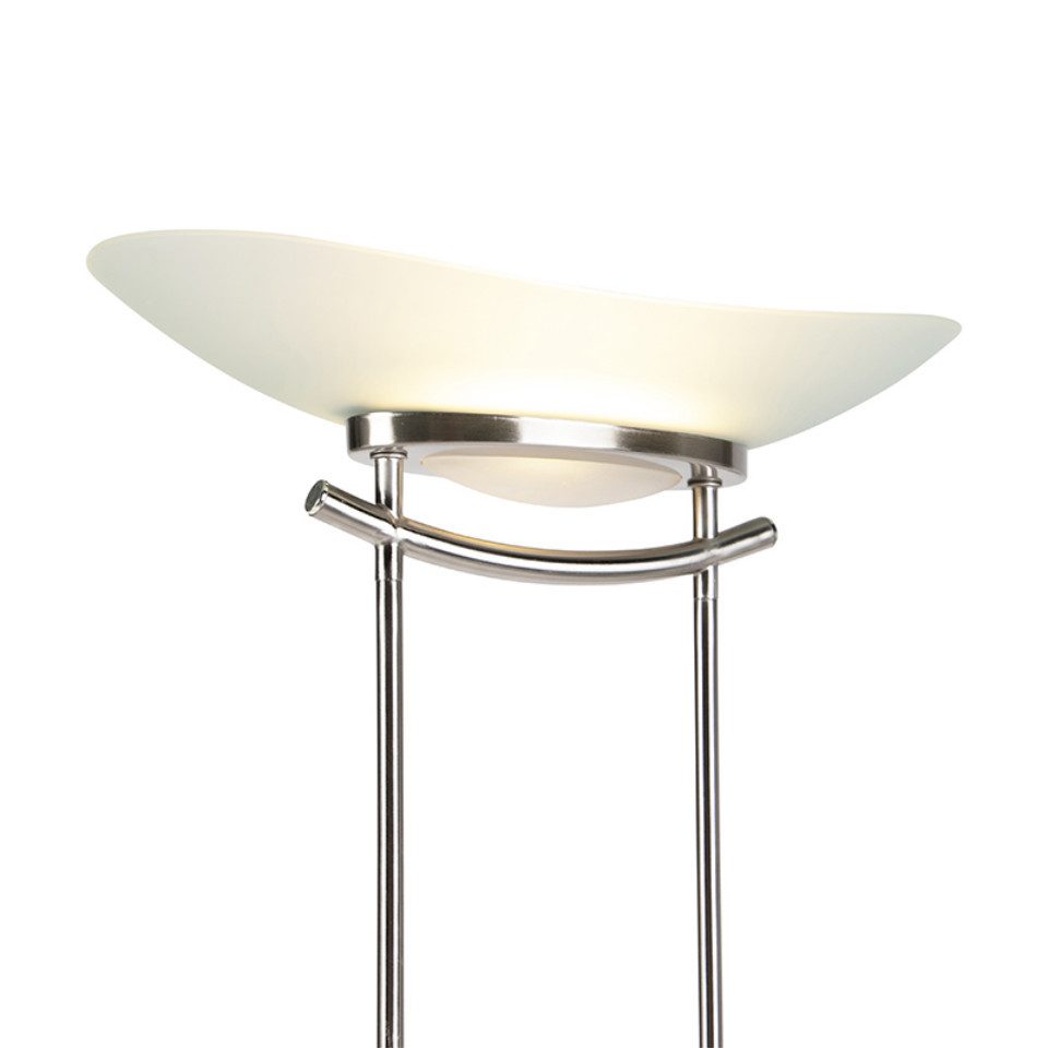 Qazqa Stehlampe Lexus, LED fest integriert, (nicht austauschbare) LED, Stah günstig online kaufen