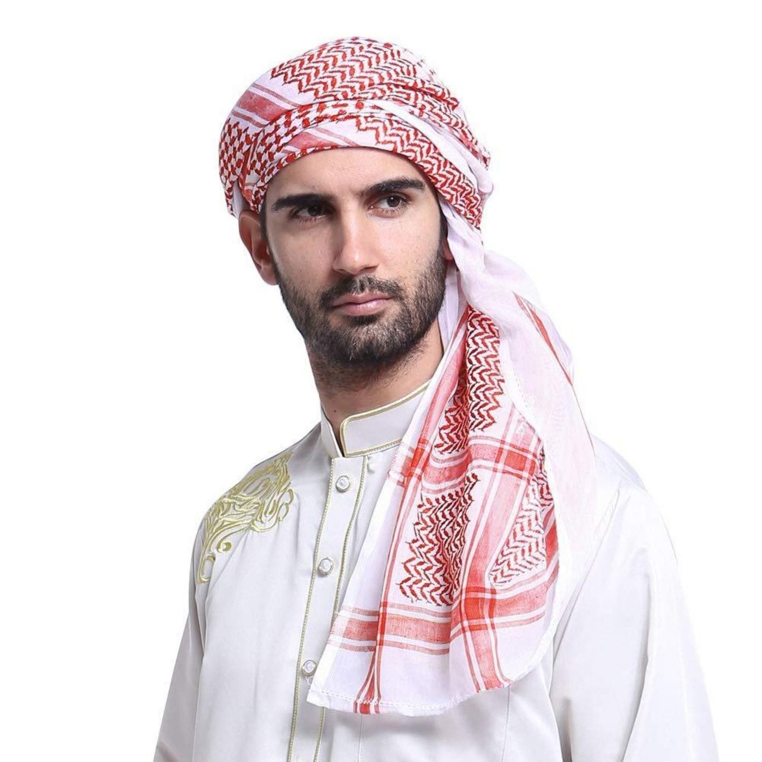 LuxusKollektion Halstuch Herren Hijab Schal Kopftuch Islam, (1-St)
