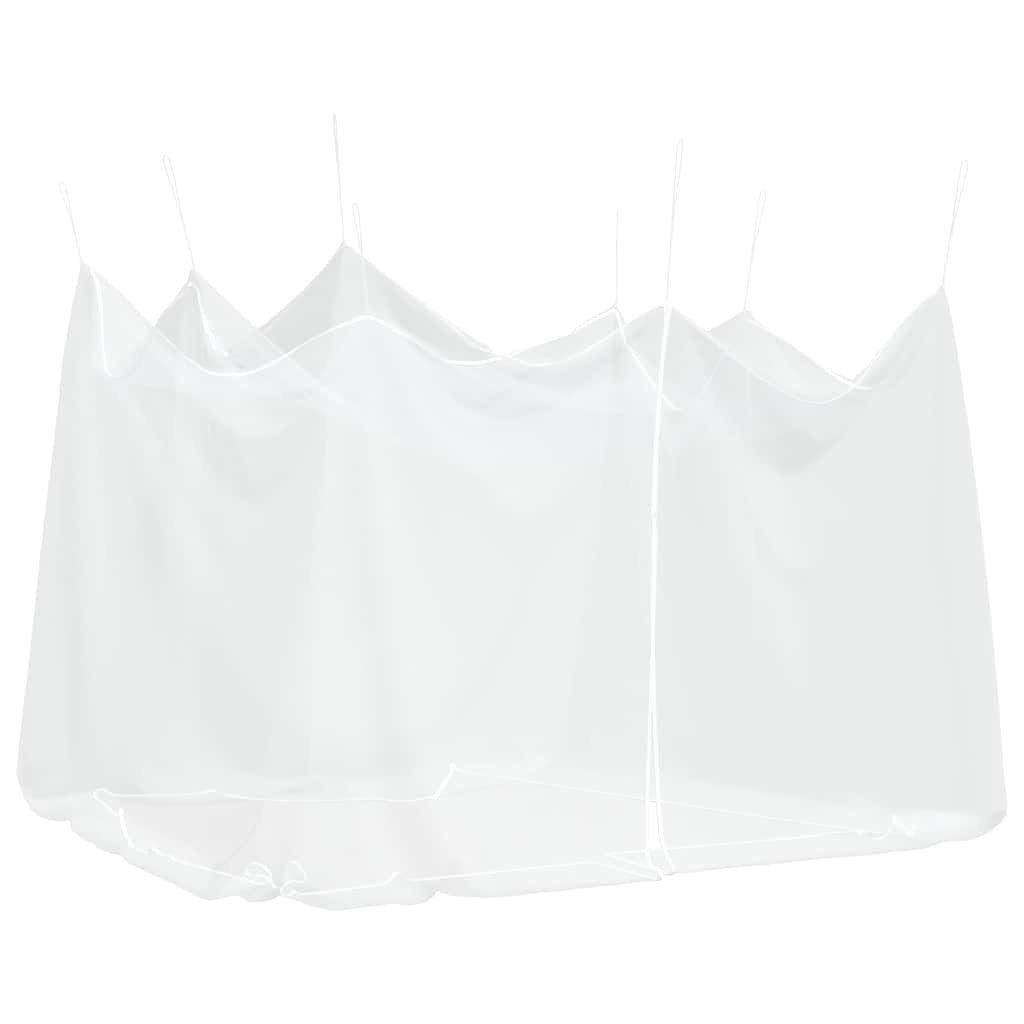 vidaXL Moskitonetz Garten Moskitoschutznetz Rechteckig 220 Mesh Weiß Polyester (1 St)