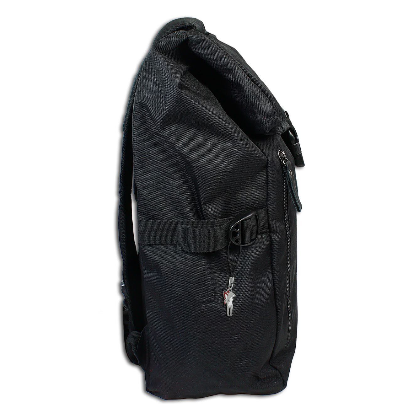 Jennifer Jones Sportrucksack J. Jones Freizeitrucksack Polyester, Sportrucksack Polyester, schwarz ca. 27cm x ca. 38,5cm