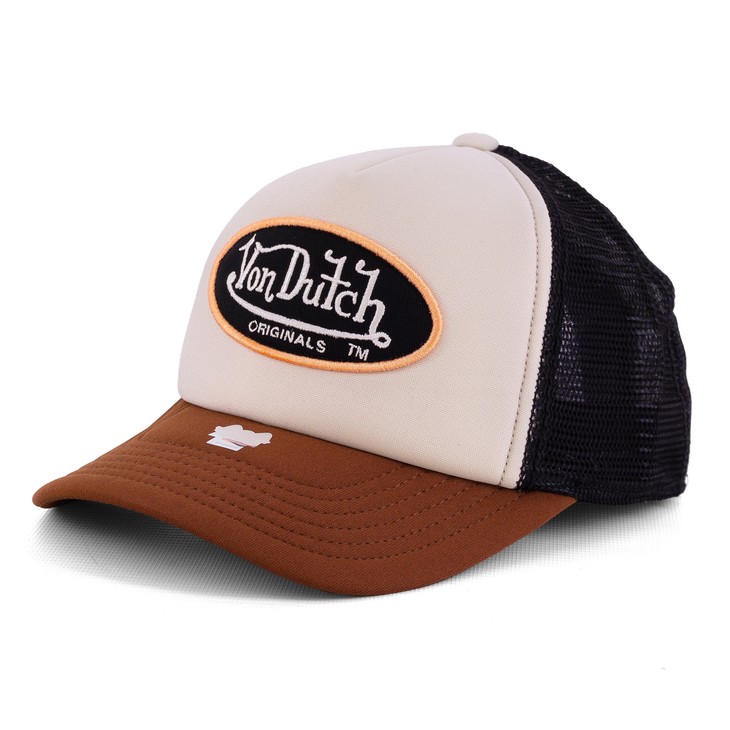 Von Dutch Baseball Cap »Von Dutch Trucker Tampa Snapback Cap beige braun«