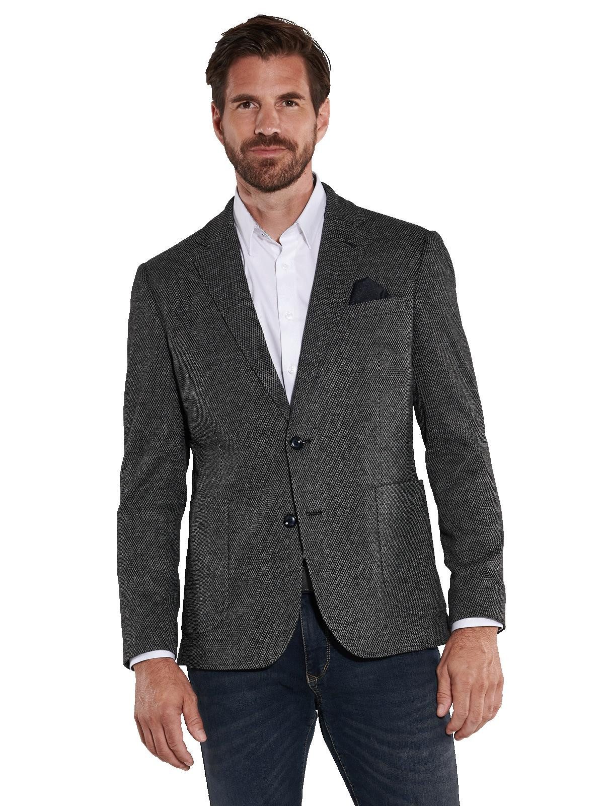 Engbers Sakko engbers Herren Sakko gemustert, Anthrazit günstig online kaufen