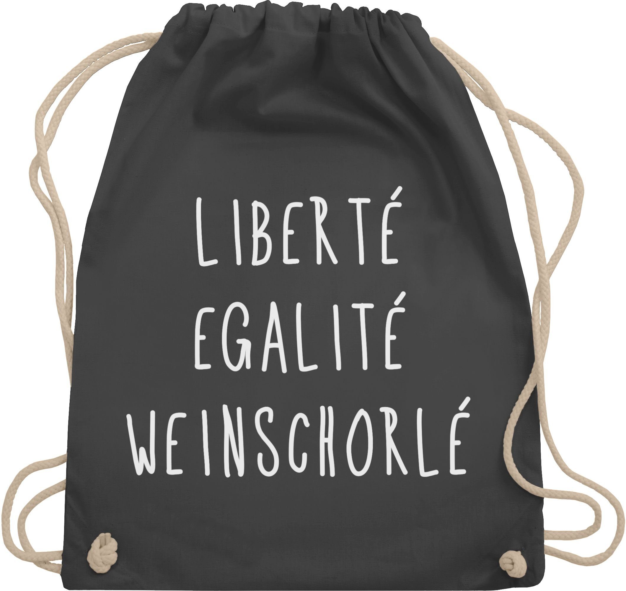 Turnbeutel Liberte Egalite Weinschorle